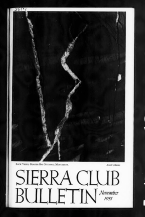 Sierra Club Bulletin 1951 Vol 36 No 9 November thumbnail